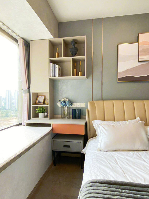 全铝飘窗梳妆台