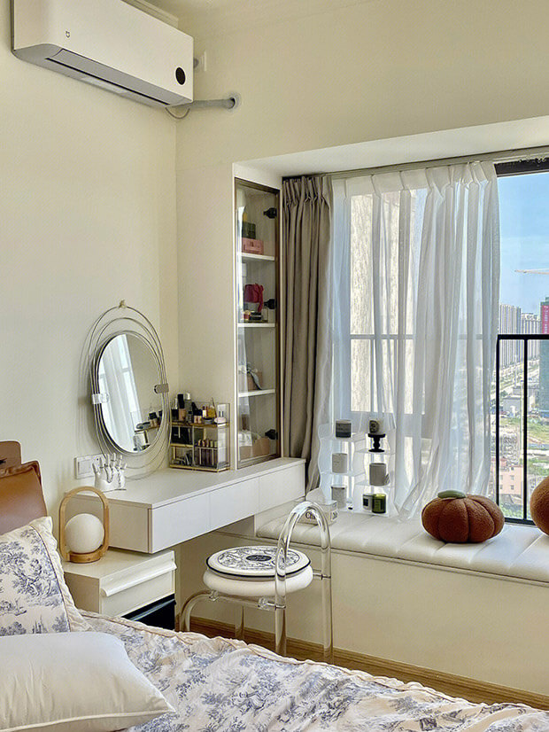 全铝飘窗梳妆台